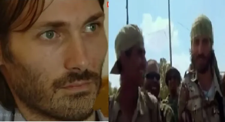 മാത്യു വാന്‍ഡേക് (ഇടത്ത്) മാത്യു വാന്‍ഡേക് ഇന്ത്യയിലെ വിഘടനവാദഗ്രൂപ്പുകള്‍ക്ക് പരിശീലനം നല്‍കുന്നു (വലത്ത്)