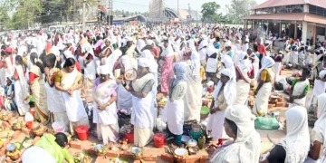 തിരുവനന്തപുരത്ത് ആറ്റുകാല്‍ പൊങ്കാലയ്ക്ക് അനുഭവപ്പെട്ട അഭൂതപൂര്‍വമായ തിരക്ക്.