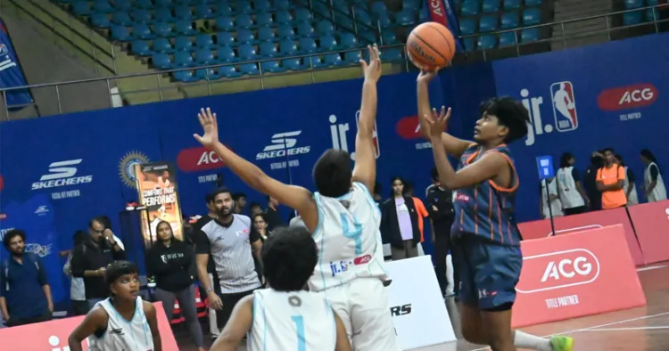 എസിജി ജൂനിയര്‍ എന്‍ബിഎ 3-3 ബാസ്‌കറ്റ്‌ബോള്‍ നാഷണല്‍ പോരാട്ടത്തില്‍ നിന്ന്‌