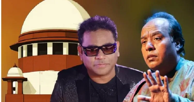 എ.ആര്‍. റഹ്മാനും ദാഗര്‍ ബ്രദേഴ്സിലെ ഒരു ഗായകന്‍ ഫയാസ് വസിഫുദ്ദീന്‍ ദാഗറും