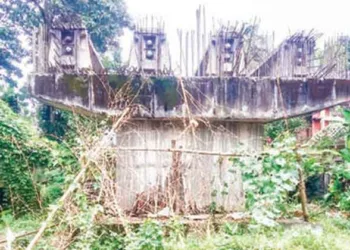 പണി പൂര്‍ത്തിയാകാതെ കിടക്കുന്ന റാന്നി സമാന്തര പാലം.