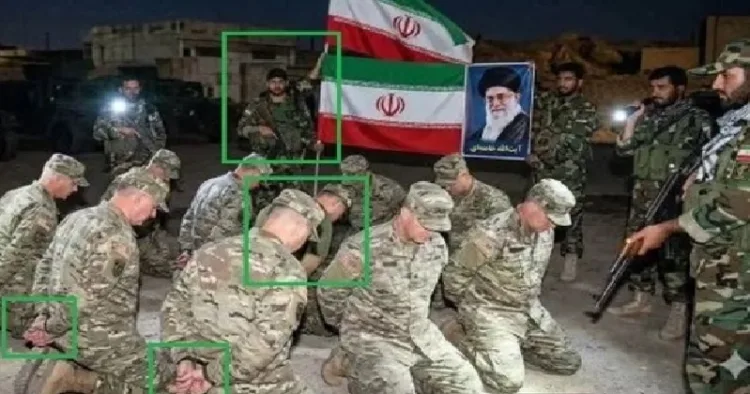 യുഎസ് പട്ടാളക്കാരെ പിടികൂടിയ ഇറാന്‍ റെവല്യൂഷണറി ഗാര്‍ഡുകള്‍...സമൂഹമാധ്യമങ്ങളില്‍ പ്രചരിക്കുന്ന ചിത്രം