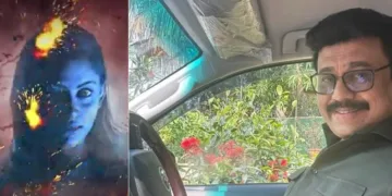 സംവിധായകന് വിനയന് (വലത്ത്) ചുടലയക്ഷി (ഇടത്ത്)