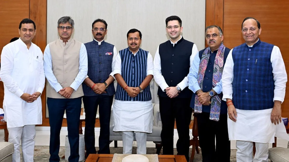 ഏഴ് ആം ആദ്മി എംപിമാരെ ബിജെപിയിൽ ലയിപ്പിക്കാൻ അംഗീകാരം നൽകി രാജ്യസഭാ ചെയർമാൻ ; ബിജെപിയുടെ ശക്തി 113 ആയി