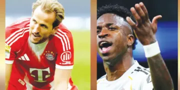 ഹാരി കെയ്ന്‍, വിനീഷ്യസ് ജൂനിയര്‍