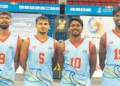 ഏഷ്യന്‍ ബീച്ച് ഗെയിംസ് ബാസ്‌കറ്റ്‌ബോളില്‍ വിജയിച്ച ഭാരത ടീം