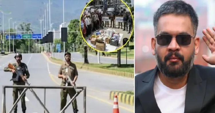 ഇന്ത്യ നേപ്പാള്‍ അതിര്‍ത്തിയില്‍ ഇന്ത്യയില്‍ നിന്നും വരുന്ന ഉല്‍പന്നങ്ങള്‍ തടയാന്‍ കാവല്‍ നില്‍ക്കുന്ന നേപ്പാള്‍ സേന(ഇടത്ത്) പുതിയ പ്രധാനമന്ത്രി ബാലെന്‍ ഷാ (വലത്ത്)