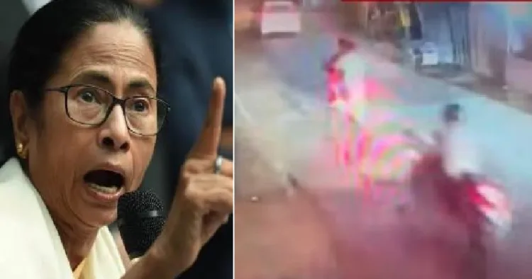 ജുഡീഷ്യല്‍ ഉദ്യോഗസ്ഥരുടെ വാഹനത്തെ ബൈക്കില്‍ പിന്തുടരുന്ന മമതയുടെ ഗുണ്ടകള്‍...ഭീതി സൃഷ്ടിക്കാന്‍ ഇതുപോലെ 34 ബൈക്കുകളിലാണ് ഗുണ്ടകള്‍ ജുഡീഷ്യല്‍ ഉദ്യോഗസ്ഥരെ പിന്തുടര്‍ന്നത്.