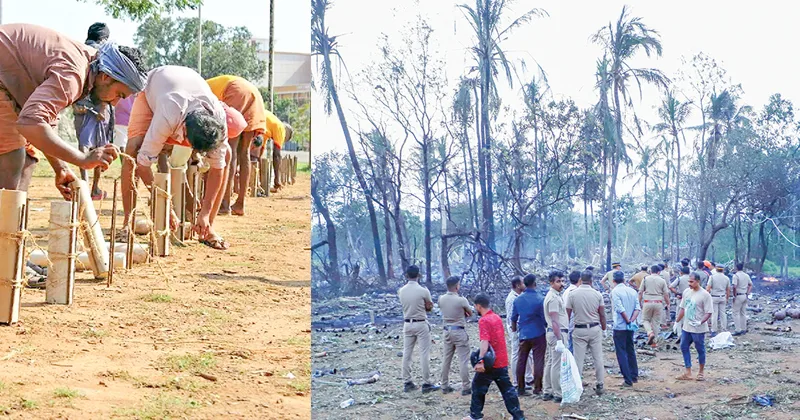 വെടിക്കെട്ട് അപകടങ്ങള്‍ക്ക് പിന്നില്‍ ജാഗ്രതക്കുറവും അമിത സംഭരണവും
