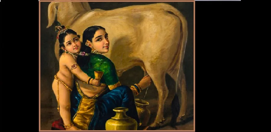 1901-ൽ വരച്ച രാജാ രവിവർമ്മയുടെ ‘യശോദയും കൃഷ്ണനും’ ചിത്രം വിറ്റുപോയത് 167.2 കോടി രൂപയ്ക്ക്