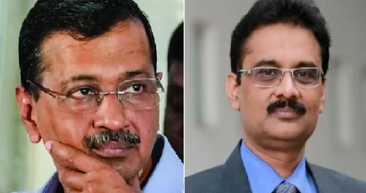 കഴിഞ്ഞ ദിവസം ബിജെപിയില്‍ ചേര്‍ന്ന ആം ആദ്മി എംപി അശോക് മിത്തല്‍ (വലത്ത്)