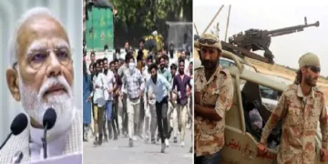 എന്‍ഐഎ കൊല്‍ക്കൊത്ത വിമാനത്താവളത്തില്‍ നിന്നും മാത്യു വാന്‍ഡൈക് എന്ന അമേരിക്കന്‍ ഏജന്‍റ് (വലത്ത്) നോയിഡയില്‍ നടന്ന ആസൂത്രിത കലാപം (നടുവില്‍)