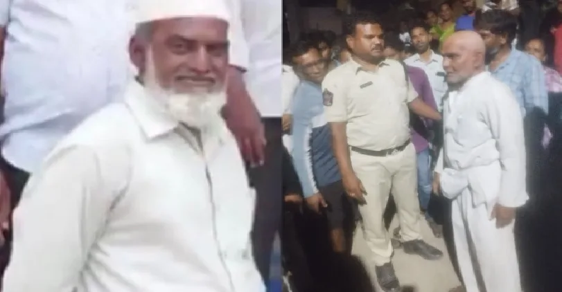 ആറ് വയസുകാരിയെ പീഡിപ്പിക്കാൻ ശ്രമം ; മൗലാന ഖ്വാജ ഹുസൈനെ പിടികൂടി മർദ്ദിച്ച് നാട്ടുകാർ ; തലമൊട്ടയടിച്ച് ചായം തേച്ച് നടത്തിച്ചു