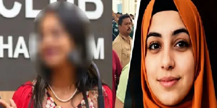 മുസ്ലിം യുവാവിനെ വിവാഹം ചെയ്ത കുംഭമേളയിലെ വൈറല്‍ പെണ്‍കുട്ടി (ഇടത്ത്) നാസിക് ടിസിഎസില്‍ മതപരിവര്‍ത്തനവും ലവ് ജിഹാദും നടത്തിയ നിതാ ഖാന്‍ എന്ന എച്ച് ആര്‍ മാനേജര്‍ (വലത്ത്)