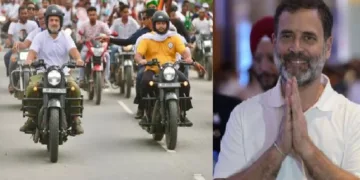 ബീഹാറില്‍ ഇന്ത്യാമുന്നണിയ്ക്ക് വേണ്ടി രാഹുല്‍ ഗാന്ധിയും തേജസ്വി യാദവും പ്രചാരണത്തില്‍ (ഇടത്ത്)