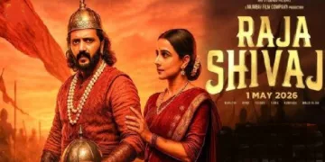 ഛത്രപതി ശിവജിയും ഭാര്യയും ആയി റിതേഷ് ദേശ്മുഖും ഭാര്യ ജെനെലിയയും