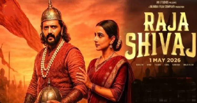 ഛത്രപതി ശിവജിയും ഭാര്യയും ആയി റിതേഷ് ദേശ്മുഖും ഭാര്യ ജെനെലിയയും