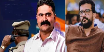 സ്ത്രീപീഡന പരാതിയുടെ പേരില്‍ പൊലീസ് അന്വേഷിക്കുന്ന കോണ്‍ഗ്രസ് നേതാവും രാഹുല്‍ മാങ്കൂട്ടത്തിലിന്‍റെ ശിഷ്യനുമായ പ്രശോഭ് (ഇടത്ത്)