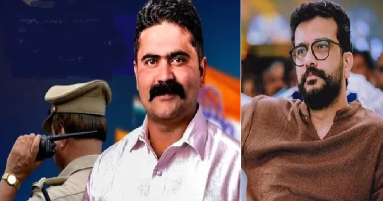 സ്ത്രീപീഡന പരാതിയുടെ പേരില്‍ പൊലീസ് അന്വേഷിക്കുന്ന കോണ്‍ഗ്രസ് നേതാവും രാഹുല്‍ മാങ്കൂട്ടത്തിലിന്‍റെ ശിഷ്യനുമായ പ്രശോഭ് (ഇടത്ത്)