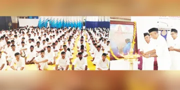 ആര്‍എസ്എസ് ഉത്തര കേരള പ്രാന്ത സംഘ ശിക്ഷാവര്‍ഗ് പെരിന്തല്‍മണ്ണ വള്ളുവനാട് വിദ്യാഭവനില്‍ ആര്‍എസ്എസ് ഉത്തര പ്രാന്ത സംഘചാലക് അഡ്വ. കെ.കെ. ബാലറാം ഉദ്ഘാടനം ചെയ്യുന്നു