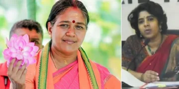 കളക്ടര്‍ മാധവിക്കുട്ടി (വലത്ത്)