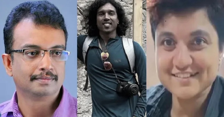 2025ലെ കേന്ദ്രസാഹിത്യ അക്കാദമി ബാലസാഹിത്യ പുരസ്കാരം ലഭിച്ച എഴുത്തുകാരനാണ് ശ്രീജിത്ത് മൂത്തേടത്ത്(ഇടത്ത്) പര്വതാരോഹകന് ഷെയ്ഖ് ഹസന് ഖാന് (നടുവില്) കുടക് വനത്തില് നാല് ദിവസം വഴിതെറ്റി അലയേണ്ടി വന്ന ശരണ്യ (വലത്ത്)