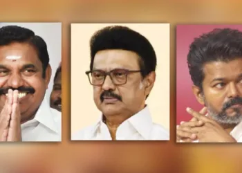 എടപ്പാടി പളനി സ്വാമി, എം.കെ. സ്റ്റാലിന്‍, ജോസഫ് വിജയ്‌