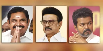 എടപ്പാടി പളനി സ്വാമി, എം.കെ. സ്റ്റാലിന്‍, ജോസഫ് വിജയ്‌