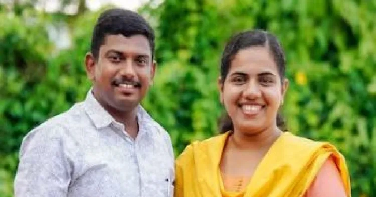 മുന്‍മേയര്‍ ആര്യ രാജേന്ദ്രനും മുന്‍ എംഎല്‍എ സച്ചിന്‍ ദേവും