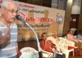 ഒ.വി.വിജയന്റെ സാഹിത്യദര്‍ശനത്തെക്കുറിച്ച് നടന്ന സെമിനാര്‍ ഉദ്ഘാടനം ചെയ്ത് ആഷാ മേനോന്‍ സംസാരിക്കുന്നു