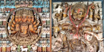 ക്ഷേത്രത്തിലെ ദാരുശില്‍പങ്ങള്‍