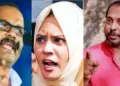കെഎം ഷാജിയും ഫാത്തിമ തെഹ്ളിയയും (ഇടത്തും നടുവിലും) ഫക്രുദ്ദീന്‍ അലി (വലത്ത്)