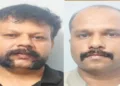 കൈക്കൂലി കേസില്‍ അറസ്റ്റിലായ ജിമ്മി സ്‌കറിയ, ശ്രീജിത് സി.പി.