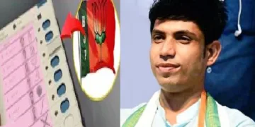 ഫാള്‍ട്ട മണ്ഡലത്തിലെ തൃണമൂല്‍ സ്ഥാനാര്‍ത്ഥിയും ഗുണ്ടാനേതാവുമായ ജഹാംഗീര്‍ ഖാന്‍ (വലത്ത്)