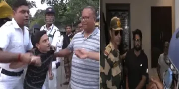കൊല്‍ക്കത്തയില്‍ പാര്‍ക് സ്ട്രീറ്റില്‍ കല്ലെറിഞ്ഞവരെ വീട്ടില്‍ പോയി പൊക്കുന്ന പൊലീസും അര്‍ധസൈനികരും