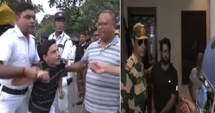 കൊല്‍ക്കത്തയില്‍ പാര്‍ക് സ്ട്രീറ്റില്‍ കല്ലെറിഞ്ഞവരെ വീട്ടില്‍ പോയി പൊക്കുന്ന പൊലീസും അര്‍ധസൈനികരും