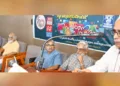തപസ്യ സുവര്‍ണസംഗമത്തില്‍ പ്രൊഫ. കെ.പി. ശശിധരന്‍ സംസാരിക്കുന്നു