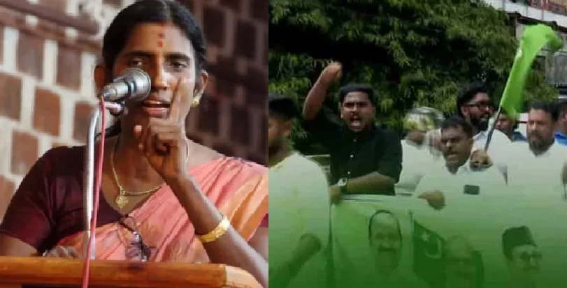 ‘ കേരള മണ്ണിലെ നിയമങ്ങൾ ലീഗ് പറയുമെങ്കിൽ അതേ ലീഗിന്റെ ആസ്ഥാനം പാണക്കാടു നിന്ന് തീഹാറിലേക്ക് മാറ്റേണ്ടിവരും മറക്കണ്ട‘