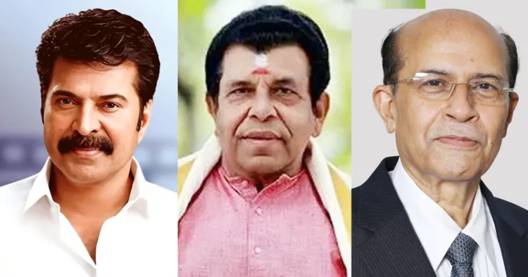 മമ്മൂട്ടി, തിരുവിഴ ജയശങ്കര്, ഡോ. എന്. രാധാകൃഷ്ണന്
