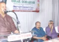 പാലക്കാട് വിശ്വസംവാദകേന്ദ്രം സംഘടിപ്പിച്ച നാരദ ജയന്തിയും സി.പി. രാമചന്ദ്രന്‍ അനുസ്മരണവും ബിഎംഎസ് മുന്‍ അഖിലേന്ത്യാ പ്രസിഡന്റ് അഡ്വ. സി.കെ. സജിനാരായണന്‍ ഉദ്ഘാടനം ചെയ്യുന്നു
