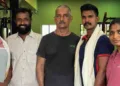 'വേള്‍ഡ് മാസ്റ്റേഴ്‌സ് പവര്‍ ലിഫ്റ്റിംഗ് ഗെയിംസ് 2026ല്‍ ഭാരതത്തെ പ്രതിനിധീകരിക്കാന്‍ അര്‍ഹത നേടിയ കൊല്ലം സ്വദേശികള്‍ നിയുക്ത എംഎല്‍എ വിഷ്ണു മോഹനൊപ്പം