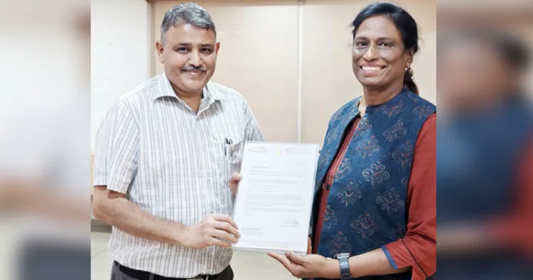 ഇന്ത്യന്‍ ഒളിമ്പിക് അസോസിയേഷന്‍ പ്രസിഡന്റ് ഡോ.
പി.ടി. ഉഷ എംപി കായിക വകുപ്പ് സെക്രട്ടറി ശ്രീഹരി
രഞ്ജന്‍ റാവുവുമായി കൂടിക്കാഴ്ച നടത്തിയപ്പോള്‍