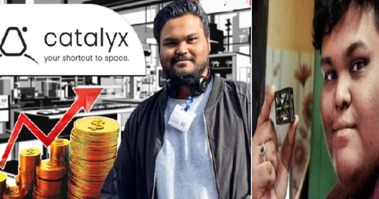 തമിഴ്നാട്ടില്‍ വിദ്യാര്‍ത്ഥിയായിരിക്കുമ്പോള്‍ ഏറ്റവും ചെറിയ ഉപഗ്രഹമായ കലാം സാറ്റ് നിര്‍മ്മിച്ച റിഫാത്ത് ഷാരൂഖ് (വലത്ത്) ഇന്ന് കോടികളുടെ ആസ്തിയുള്ള കാറ്റലിക്സ് സ്പേസ് എന്ന സ്റ്റാര്‍ട്ടപ്പ് ഗുജറാത്തില്‍ വിജയകരമായി പ്രവര്‍ത്തിപ്പിക്കുന്ന റിഫാത്ത് ഷാരൂഖ് (ഇടത്ത്)