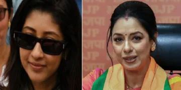 ലവ് ലി മൈത്ര (ഇടത്ത്) രൂപാ ഗാംഗുലി (വലത്ത്)