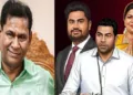 ലോട്ടറി രാജാവ് സാന്‍റിയാഗോ മാര്‍ട്ടിന്‍ (ഇടത്ത്) ഭാര്യ ലീമ റോസ് മാര്‍ട്ടിന്‍, മരുമകന്‍ ആദവ് അര്‍ജുന, മകന്‍ ജോസ് മാര്‍ട്ടിന്‍ (വലത്ത്)