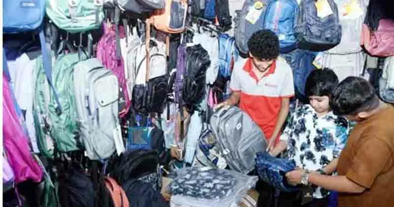 സ്കൂള് തുറക്കാന് ദിവസങ്ങള് മാത്രം: വിദേശ നിര്മ്മിത പഠനോപകരണങ്ങള് വിപണി കീഴടക്കുന്നു