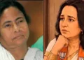 ബംഗാളിലെ ബിജെപി കാര്യകര്‍ത്തയായ സ്മിത ബറുവ (വലത്ത്)