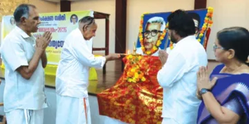 കോഴിക്കോട് കേരള ക്ഷേത്രസംരക്ഷണ സമിതിയുടെ 60-ാം സംസ്ഥാന സമ്മേളനത്തിന് മുന്നോടിയായുള്ള സംസ്ഥാന സമിതി യോഗം എ.കെ.ബി. നായര്‍ ഉദ്ഘാടനം ചെയ്യുന്നു