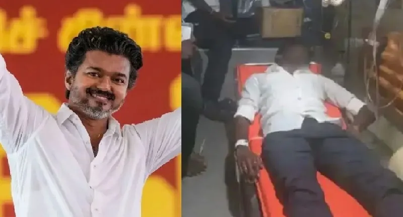 വിജയ് തോൽക്കുമെന്ന് ഭയം : തമിഴ്നാട്ടിൽ വിജയ് ആരാധകൻ കഴുത്ത് മുറിച്ച് ജീവനൊടുക്കാൻ ശ്രമിച്ചു