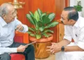 ഡിപിആര്‍ കൈമാറാന്‍ ഡിഎംആര്‍സി മുന്‍ ഉപദേഷ്ടാവ്
ഇ. ശ്രീധരന്‍ മുഖ്യമന്ത്രി വി.ഡി. സതീശനെ സന്ദര്‍ശിച്ചപ്പോള്‍